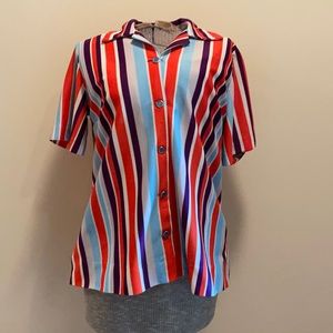Vintage handmade button up top